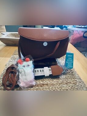 Lisinuo Crossbody Bag with Strap with an Additional Adjustable Strap